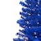 4ft. Pre-Lit Medium Royal Blue Pine Artificial Christmas Tree, Clear Lights